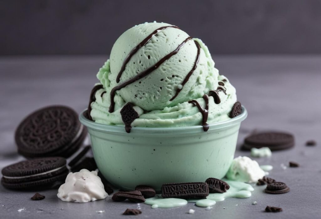 Mint Oreo Ice Cream